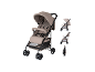 BABYGO Kinderwagen Buggy Easy Travel in verschiedenen Positionen und zusammengeklappt