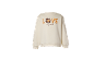 Offwhite Kinder-Sweatshirt mit 'LOVE to be wild'-Aufdruck