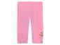 Rosa Mädchen-Leggings mit Welpen- und Herzmotiv