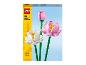 LEGO-Set mit pinken und weißen Lotusblumen