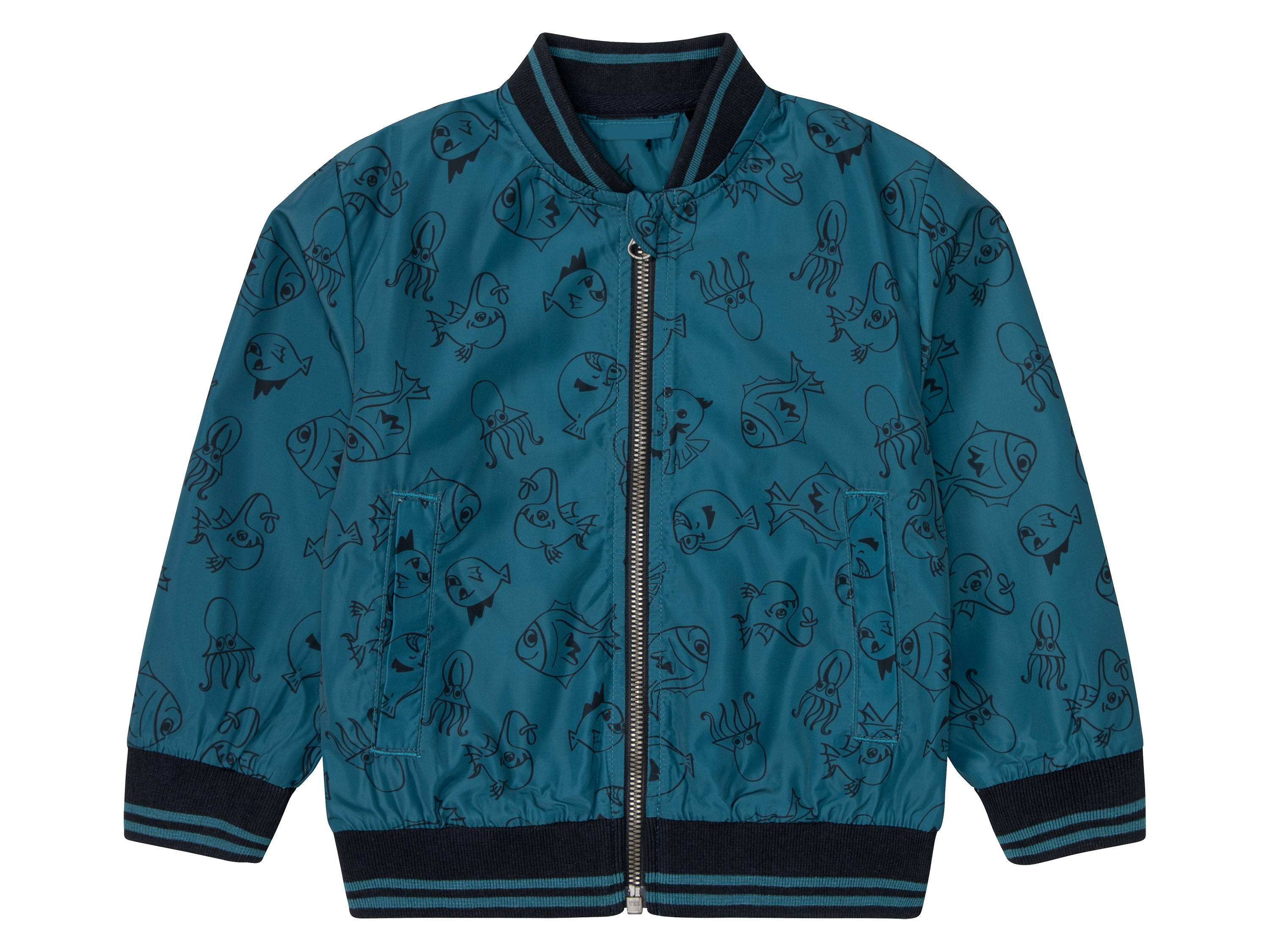 lupilu® Kleinkinder Jungen Pilotenjacke (Blau, 128) | 04334036046463