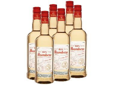6 x 0,7-l-Flasche Rumpaket Ron Rumbero Kubanischer Rum 3 Jahre 38% Vol