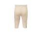 Hellbeige gerippte Baby-Leggings, Rückansicht.