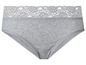 Graue Unterhose mit Spitze