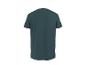Dunkelgrünes Kurzarm-T-Shirt, Rückansicht.
