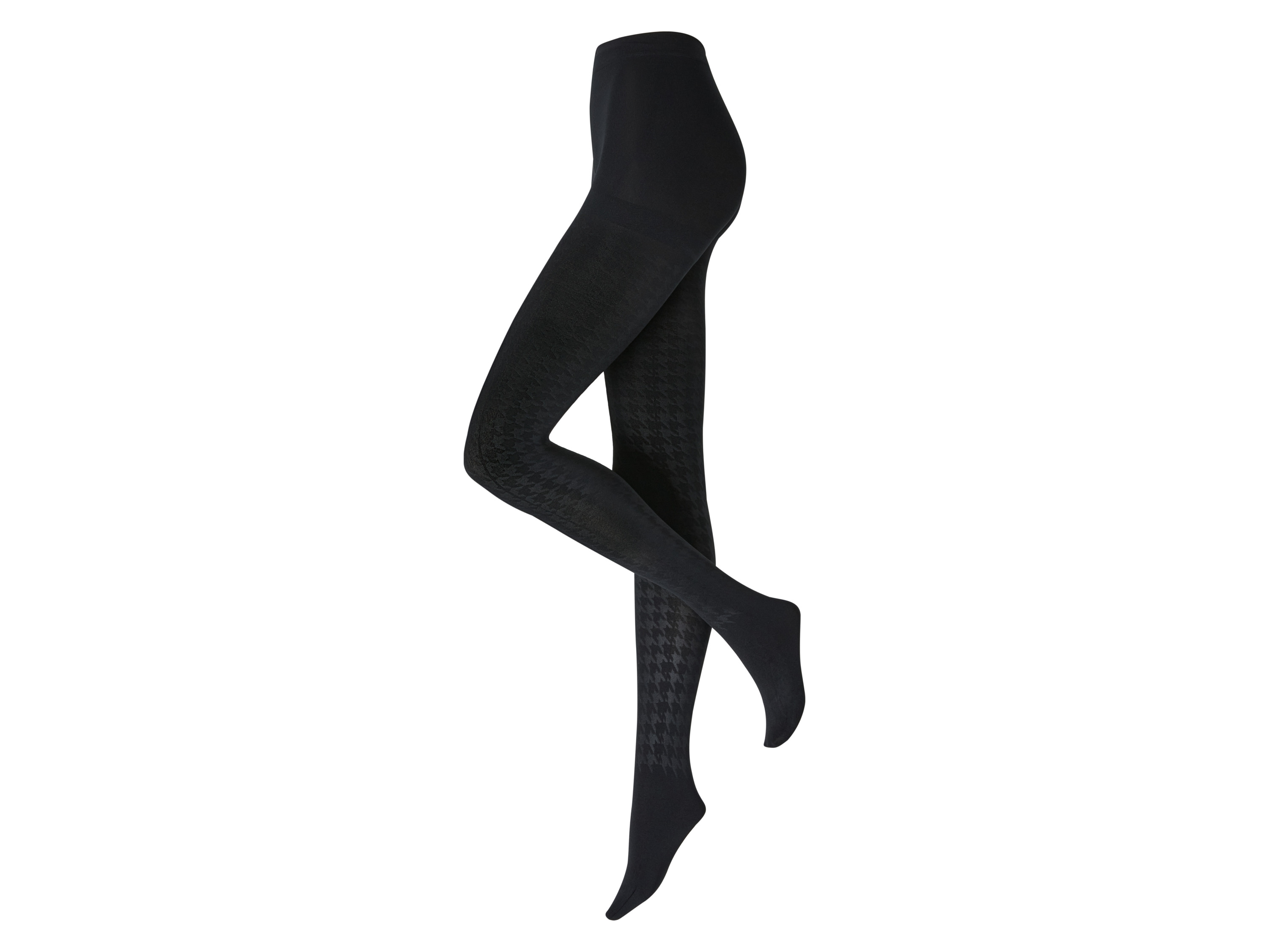 ESMARA® Damen Thermostrumpfhose / Thermoleggings (Strumpfhose/gemustert/schwarz, L(44/46))