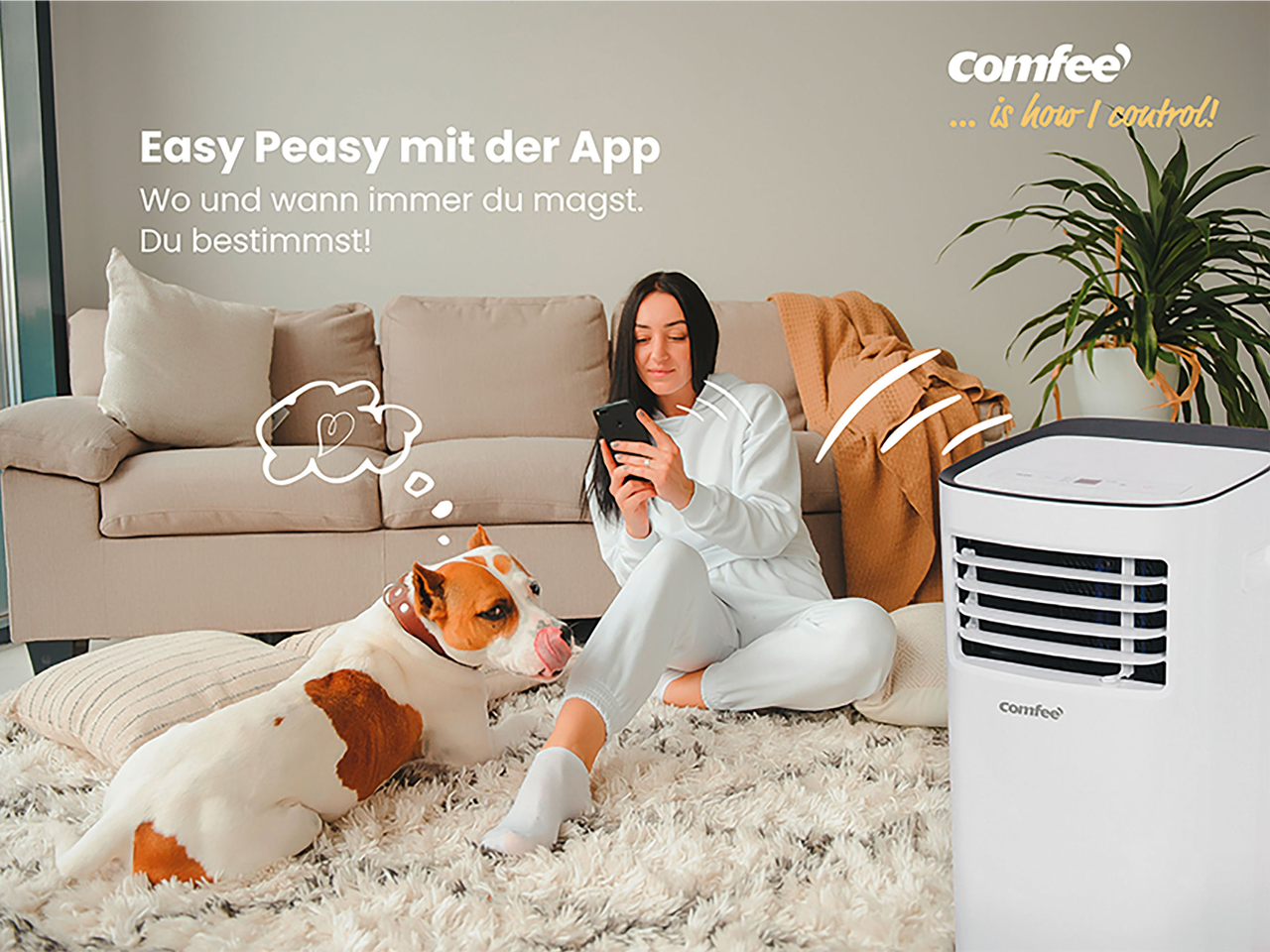 Comfee Klimaanlage Smart Cool 7000-1 mit App-Steuerung