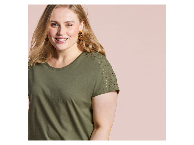 Gehe zu Vollbildansicht: esmara Damen T-Shirt, leger geschnitten, mit überschnittener Schulter - Bild 9
