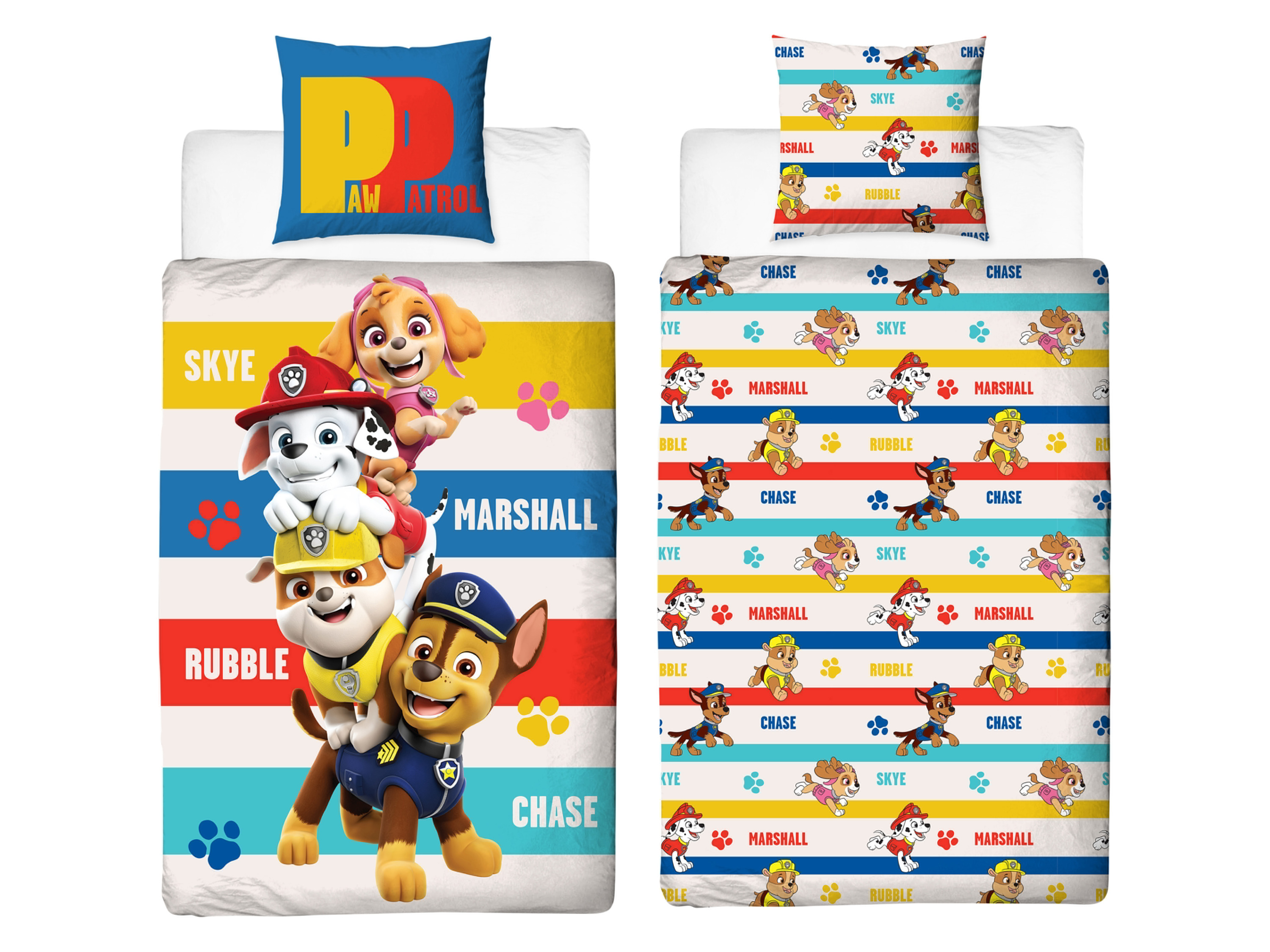 Thumbnail - Wendebettwäsche 135 x 200 cm (Paw patrol)
