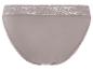 Grauer Slip mit Spitze