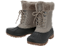 Damen-Winterstiefel mit Kunstfell und Schnürung