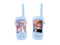 Zwei blaue Walkie-Talkies mit Elsa und Anna aus Frozen.