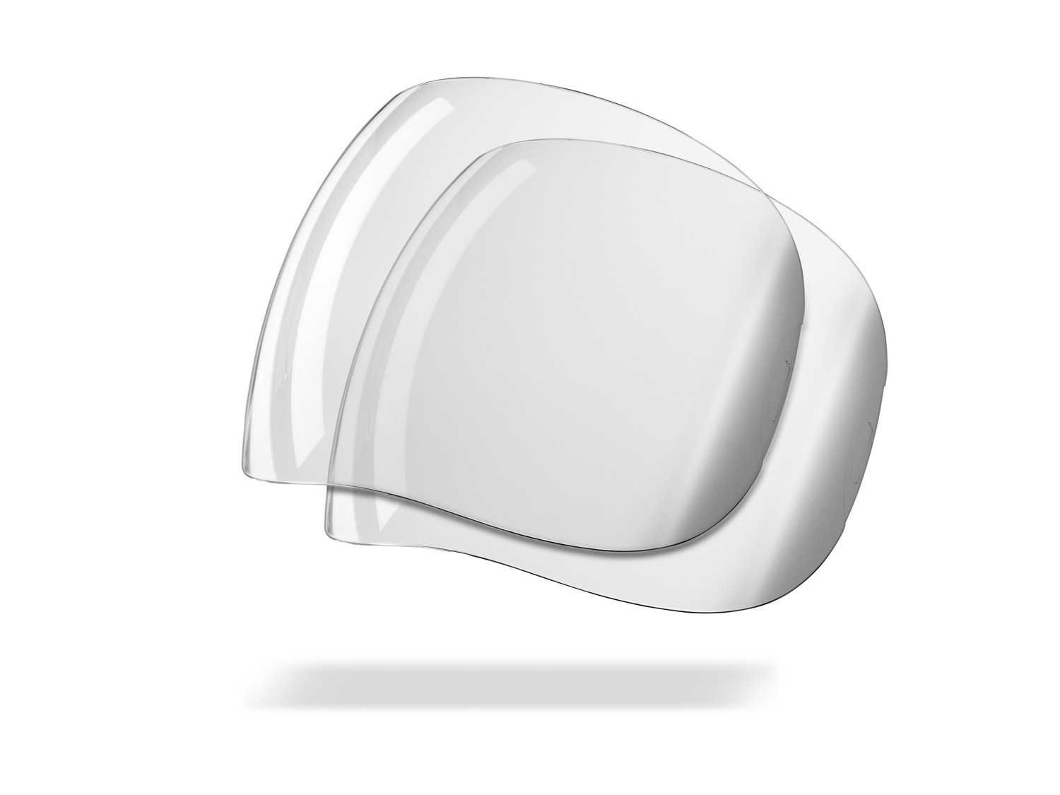 Schweißhelm Ersatzlinsen Set - 5 Stück PC Linsen Großes Sichtfeld