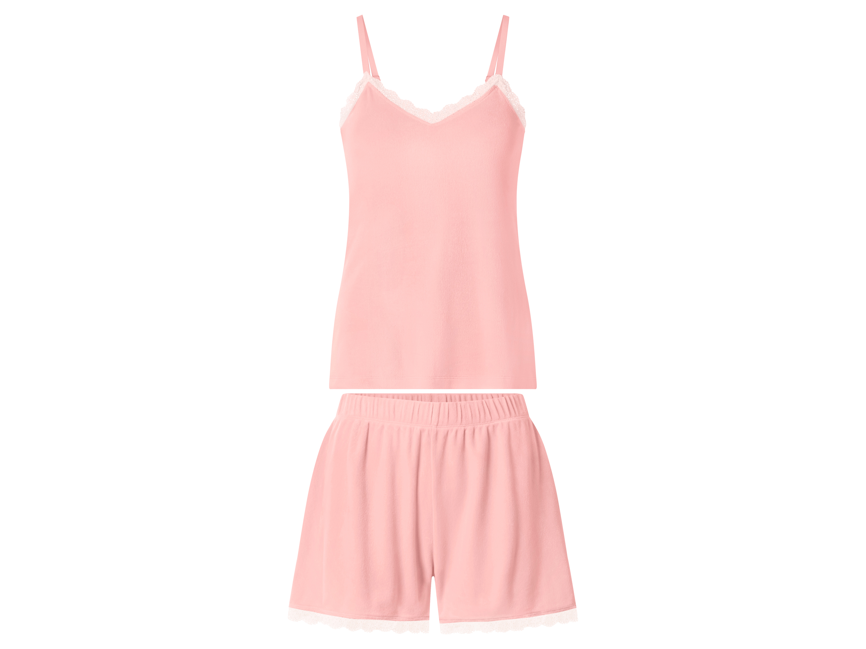 ESMARA® Damen Nicki-Pyjama (Rosa, S(36/38))