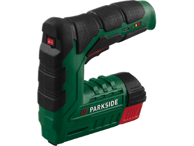 PARKSIDE® 4V Akku-Tacker »PAT 4 D6«, mit integriertem Akku und Ladekabel