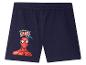 Marineblaue Kinder-Shorts mit Spider-Man.