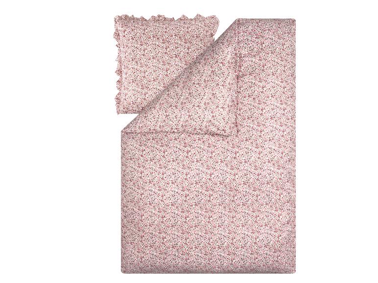 Bettwäsche-Set mit rosa Blumenmuster