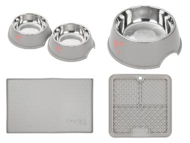 MAX & MILA'S WORLD Futter- und Trinknapf / Fütterungsmatte / Schleckmatte