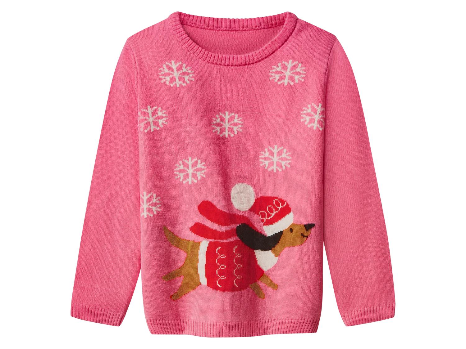 Weihnachtspullover Mädchen Led Produktbild-Vorschau 6