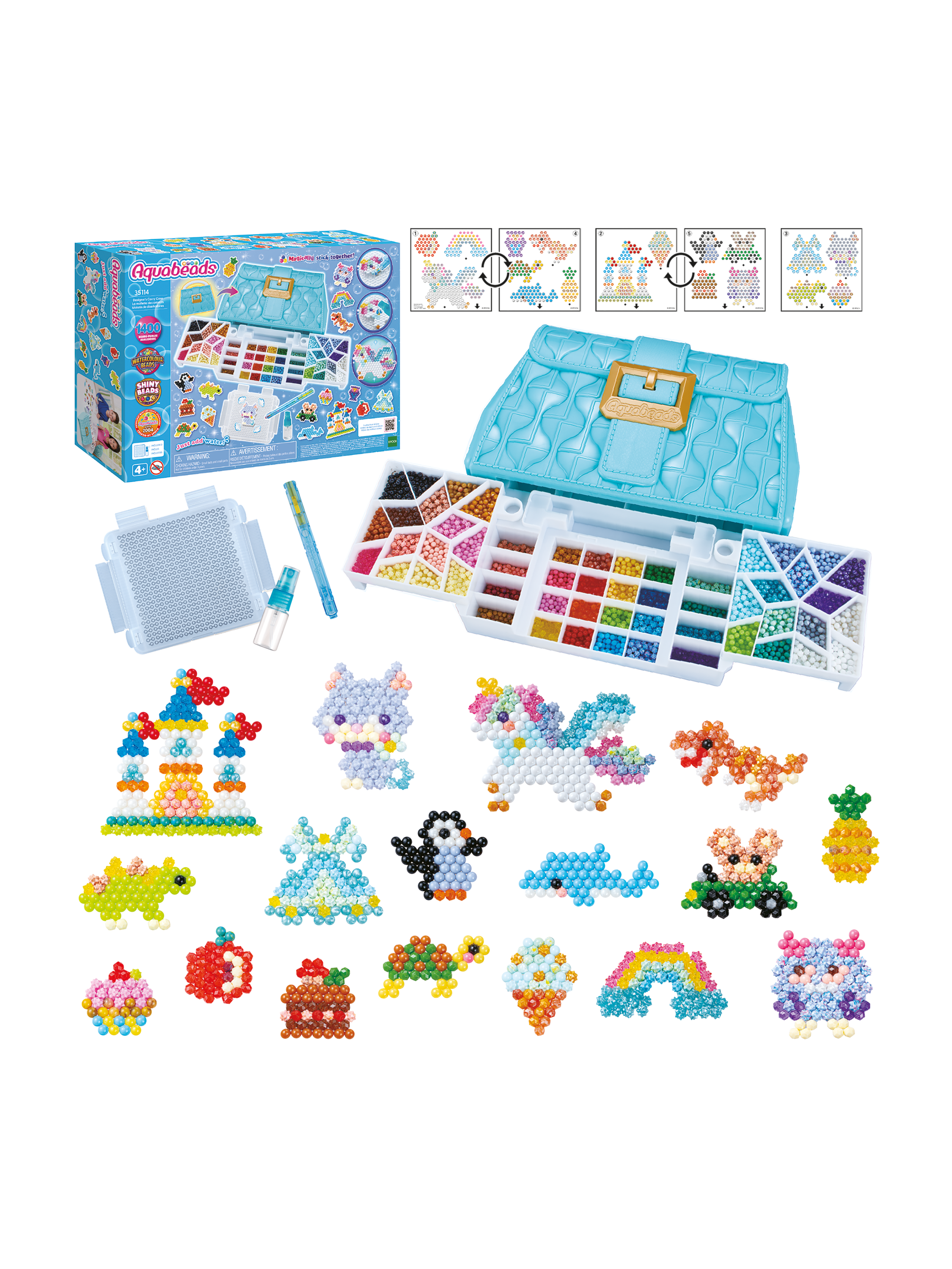 Aquabeads Kreativset Designer Handtasche Bastelset – Bild 2 von 4