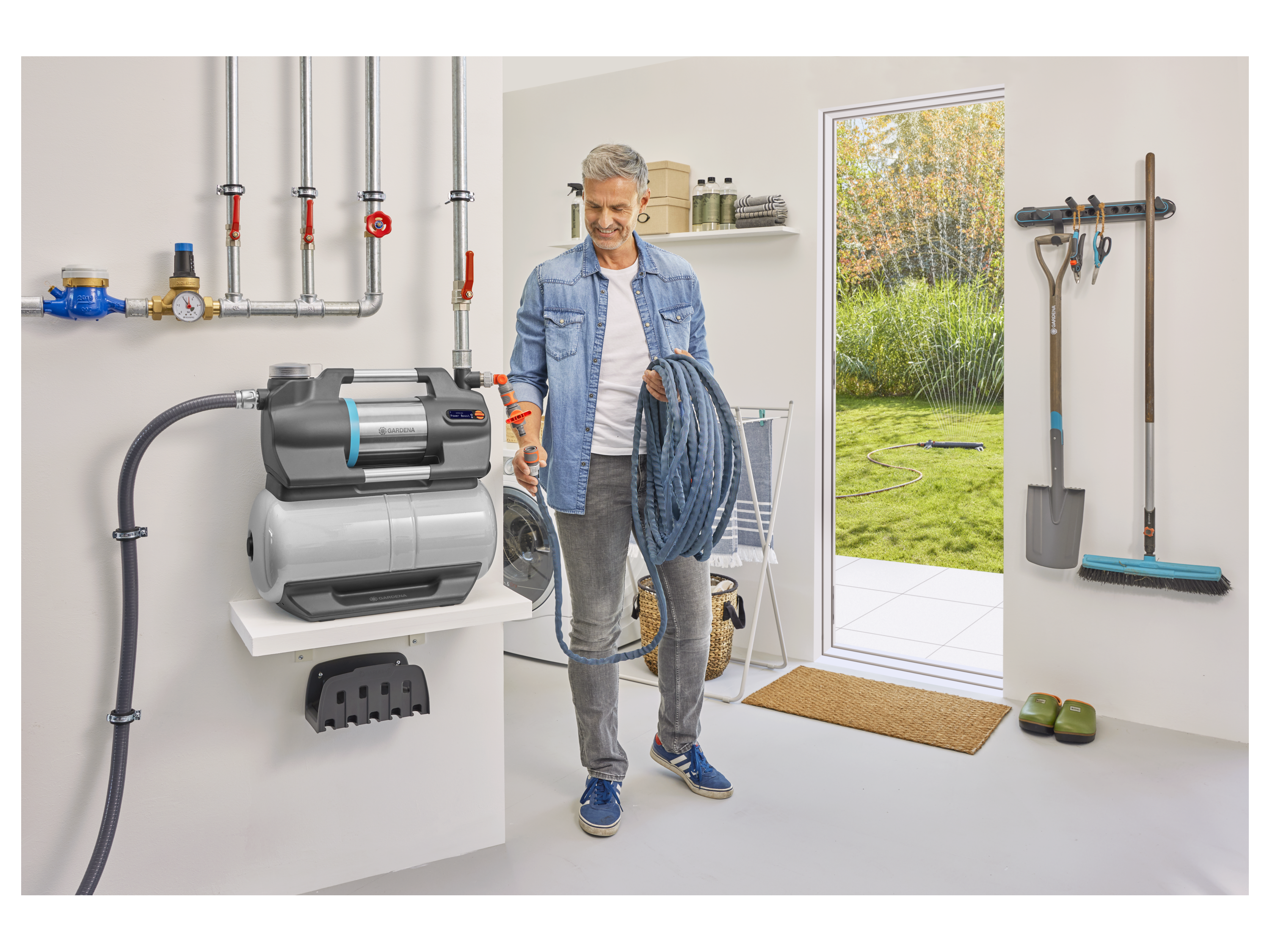 GARDENA Hauswasserwerk »5600 SilentComfort«, mit Power-Boost-Funktion – Bild 2 von 4