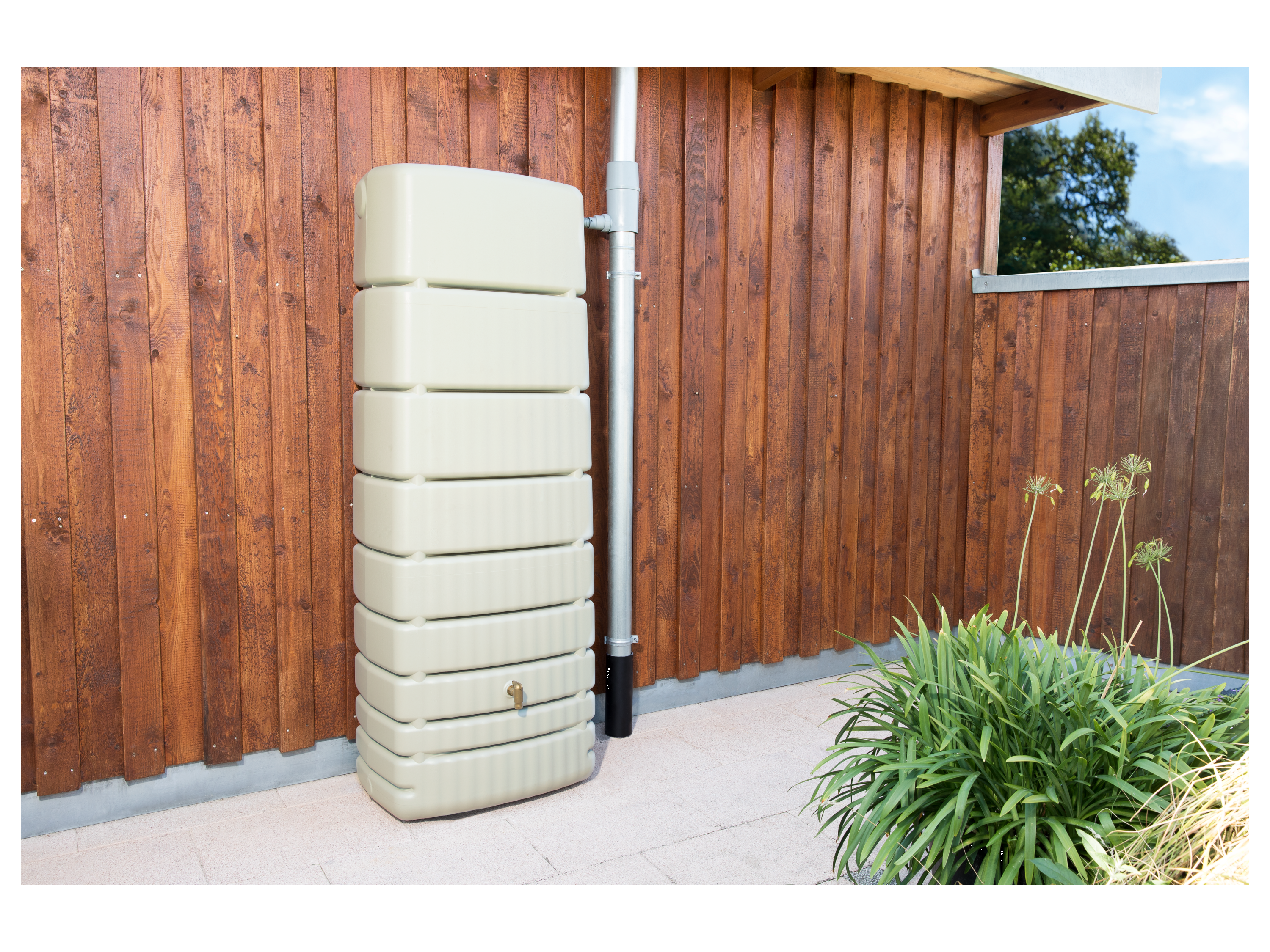 Thumbnail - 4rain SLIM Wandtank 650 L (Sandbeige)