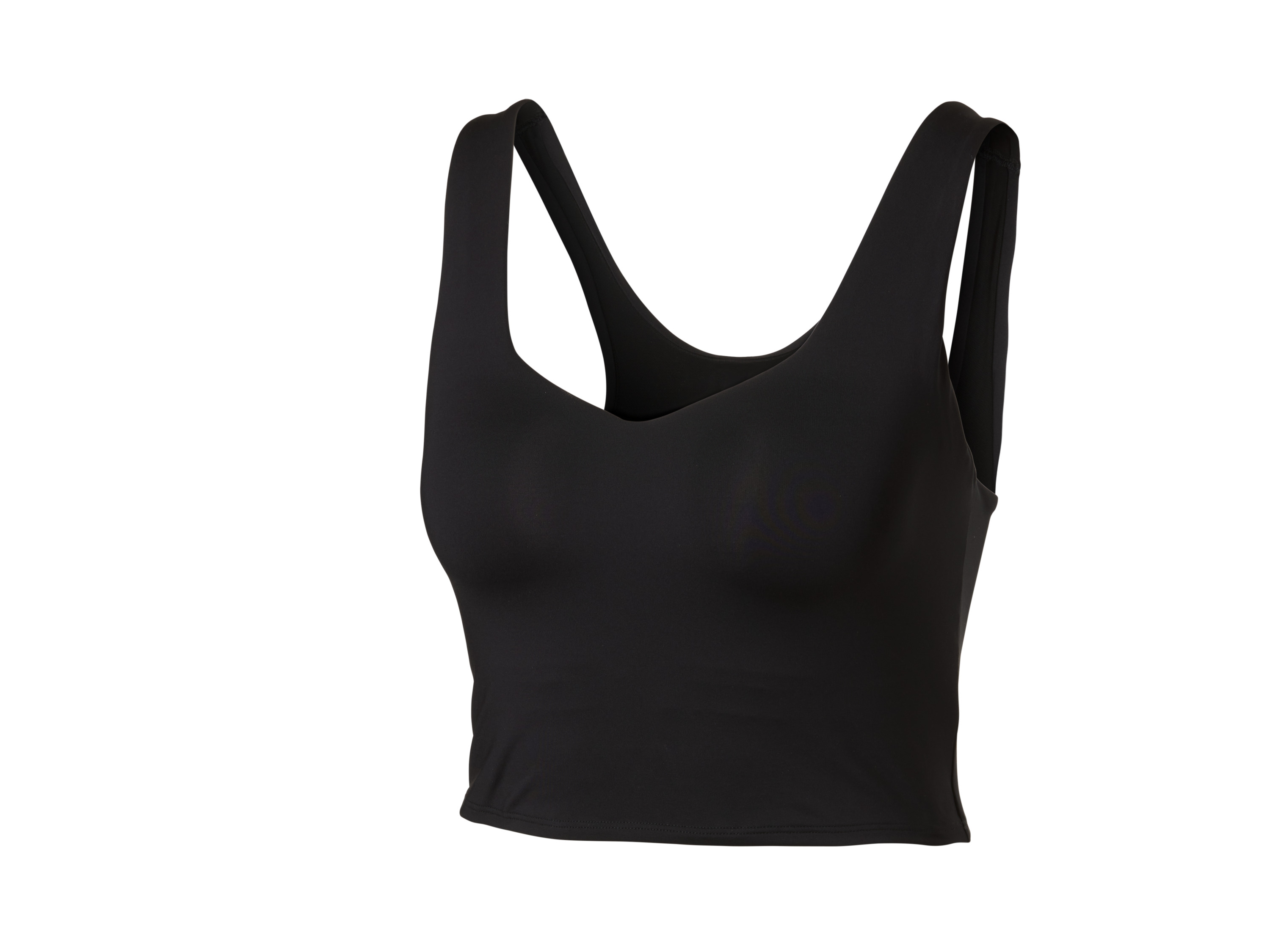 CRIVIT Damen Sportbustier, Medium-Level (Schwarz, M(40/42))