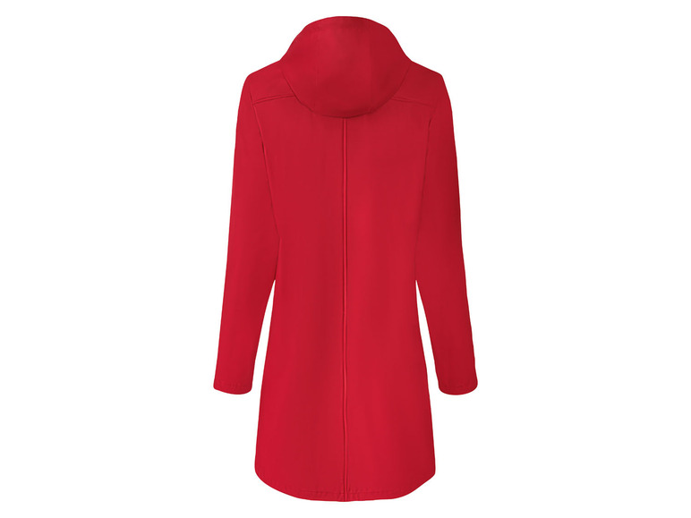 Eine rote Jacke mit Kapuze