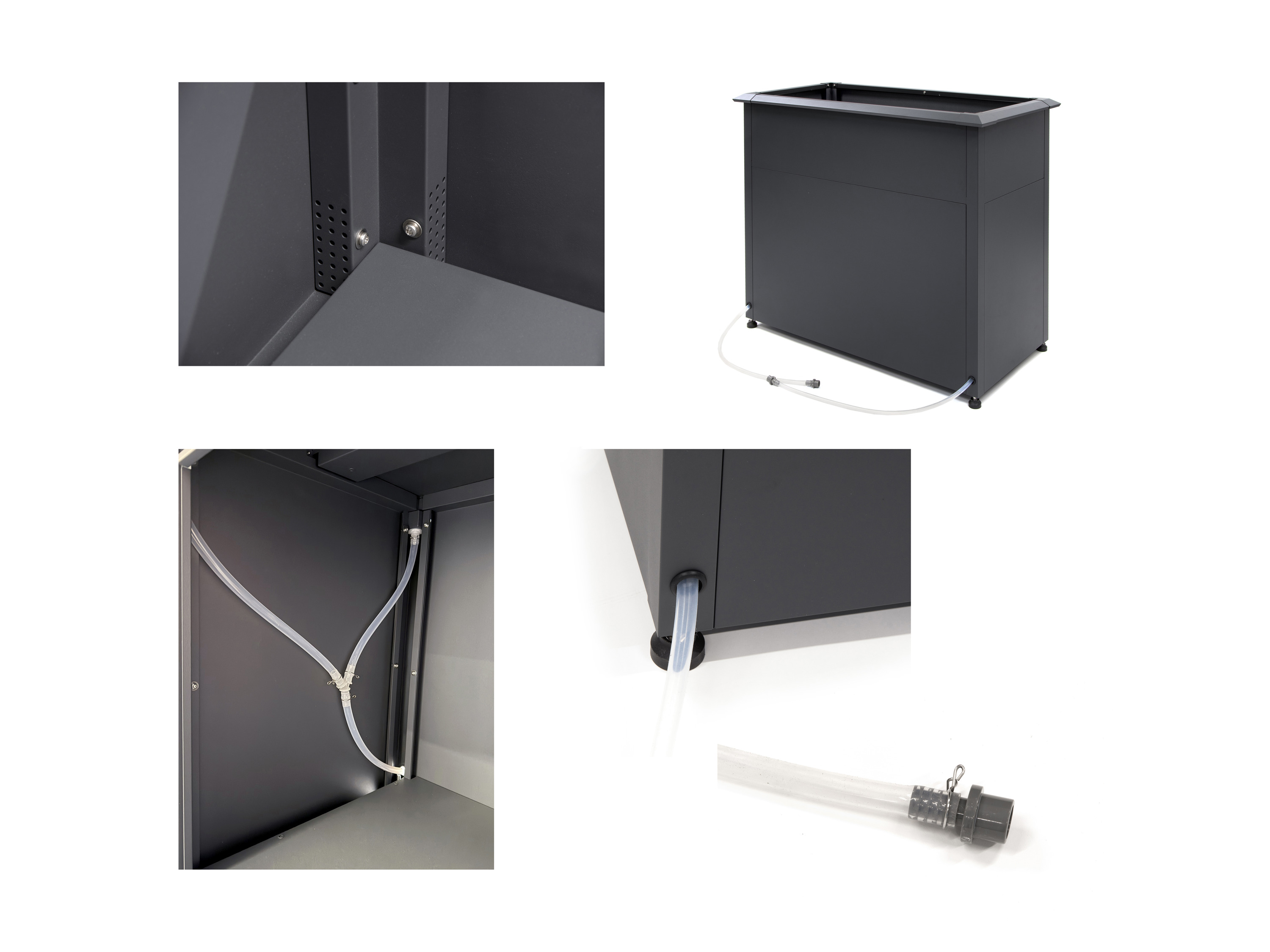 Thumbnail - Plats® Hochbeet mit Unterschrank und Schneckenkante