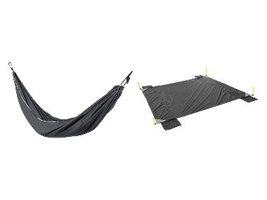 CRIVIT Hängematte / Picknickdecke, mit recyceltem Material hergestellt