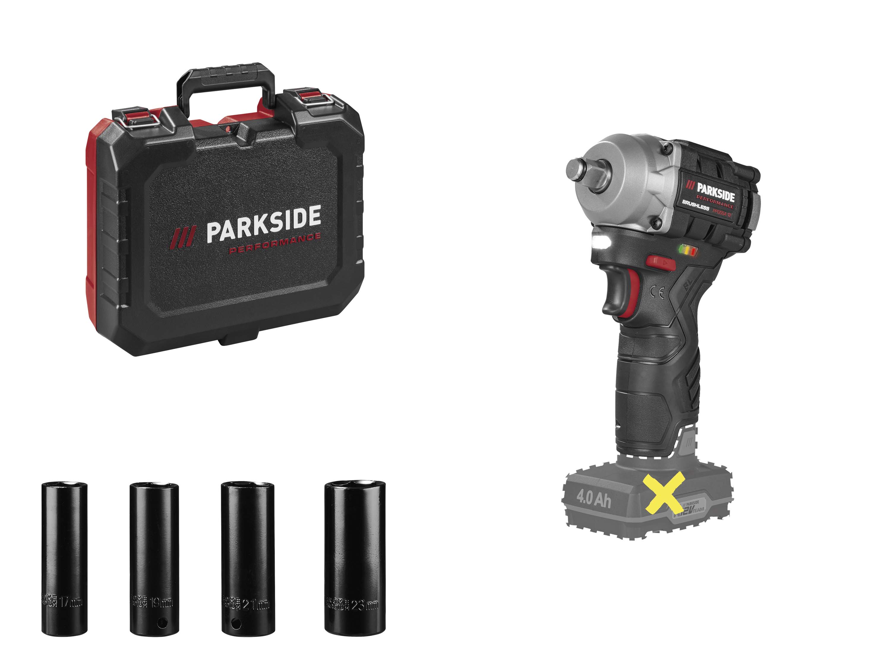 PARKSIDE PERFORMANCE® 12 V Akku-Drehschlagschrauber »PPDSSA 12 A1« ohne Akku – ohne Ladegerät""