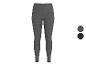 Dunkelgraue High-Waist-Leggings, mit Farbmustern in Dunkelgrau und Schwarz.
