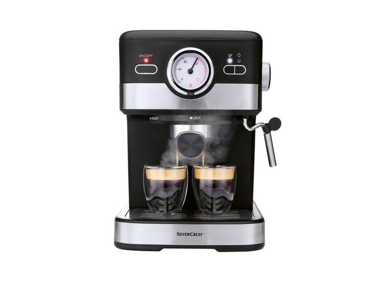 Gehe zu Vollbildansicht: SILVERCREST® Espressomaschine Siebträger »SEM 1100 C5«, 1100 W - Bild 1