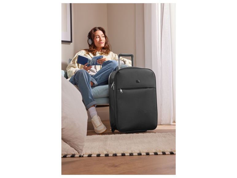 Gehe zu Vollbildansicht: TOPMOVE® Faltbares Trolley-Boardcase, Koffer Softcase, 40 l - Bild 4