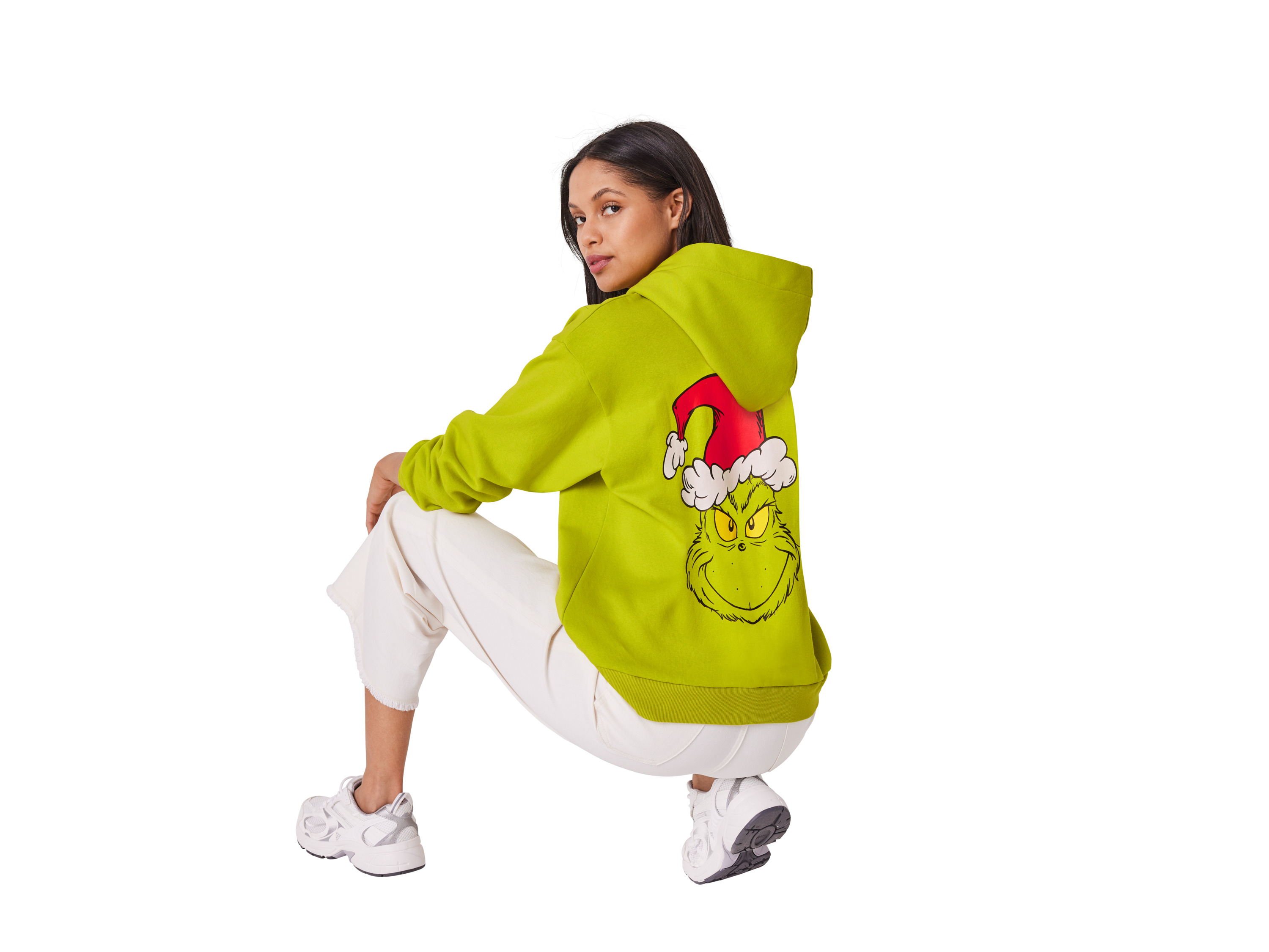 Thumbnail - Damen Sweathoodie / Sweatpullover (Lime, S(36/38))