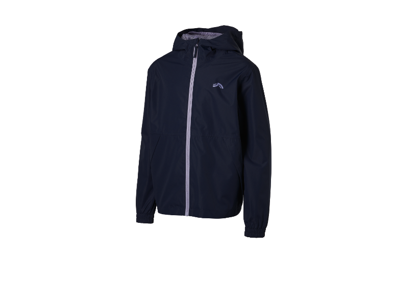 Regatta Kinderjacke, dunkelblau, mit Kapuze.