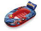 Aufblasbares Boot mit Lenkrad, Spider-Man-Motiv.