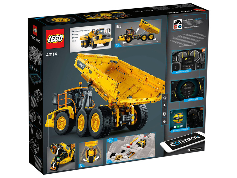 Gehe zu Vollbildansicht: LEGO® Technic 42114 »Knickgelenkter Volvo-Dumper« - Bild 2