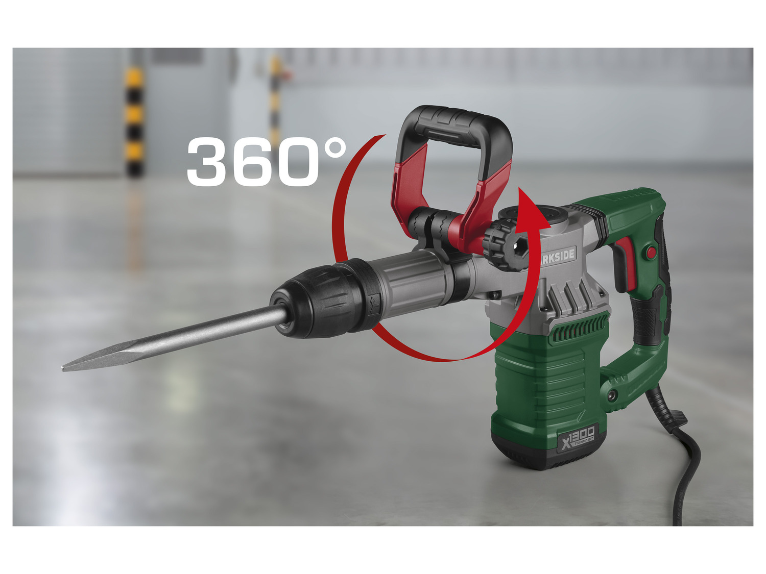 Abbruchhammer »PAH 1300 C3«, 1300 W, um 360° drehbarer…
