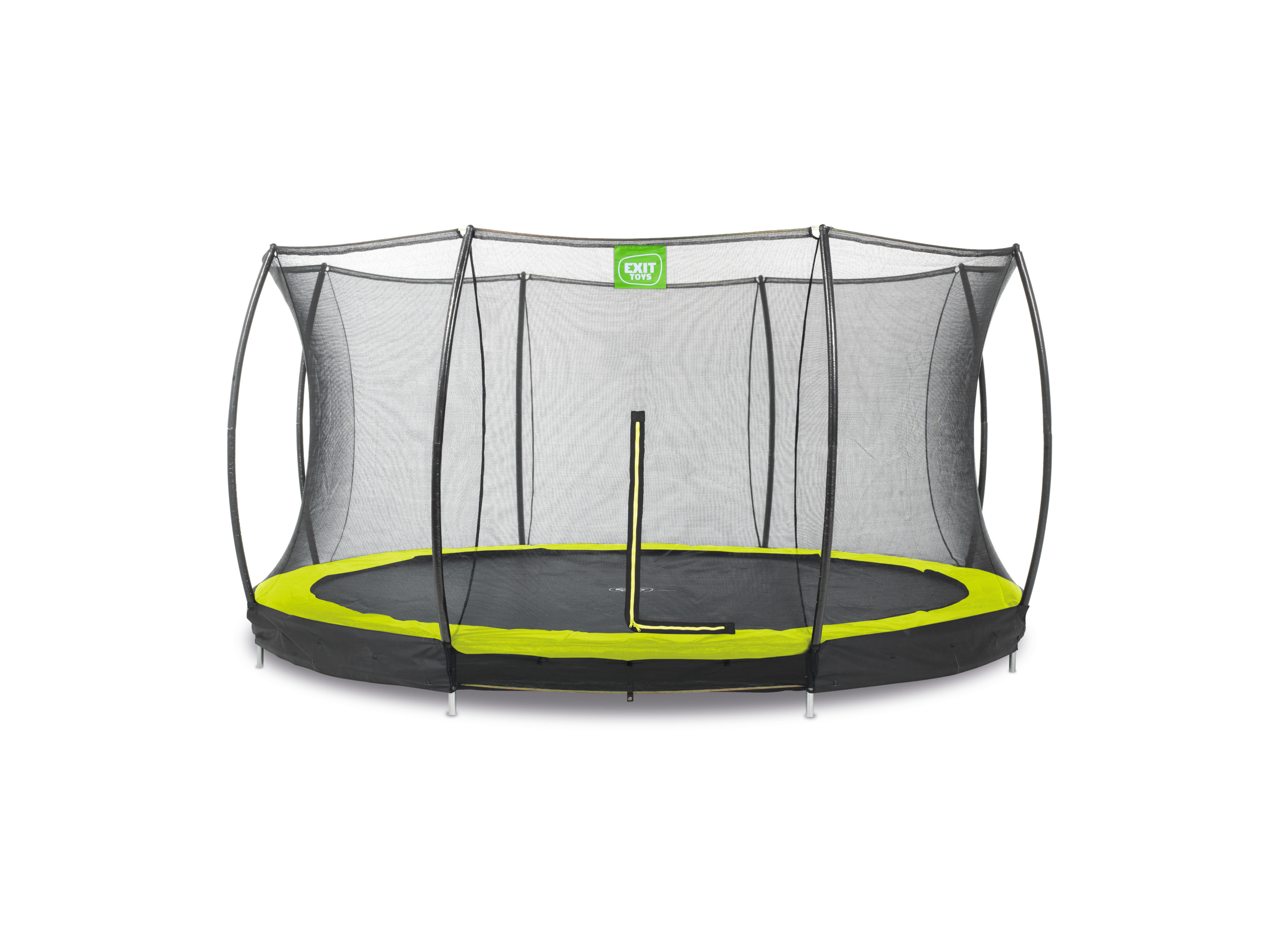 EXIT TOYS Silhouette Bodentrampolin mit Sicherheitsnetz (ø 427 cm)