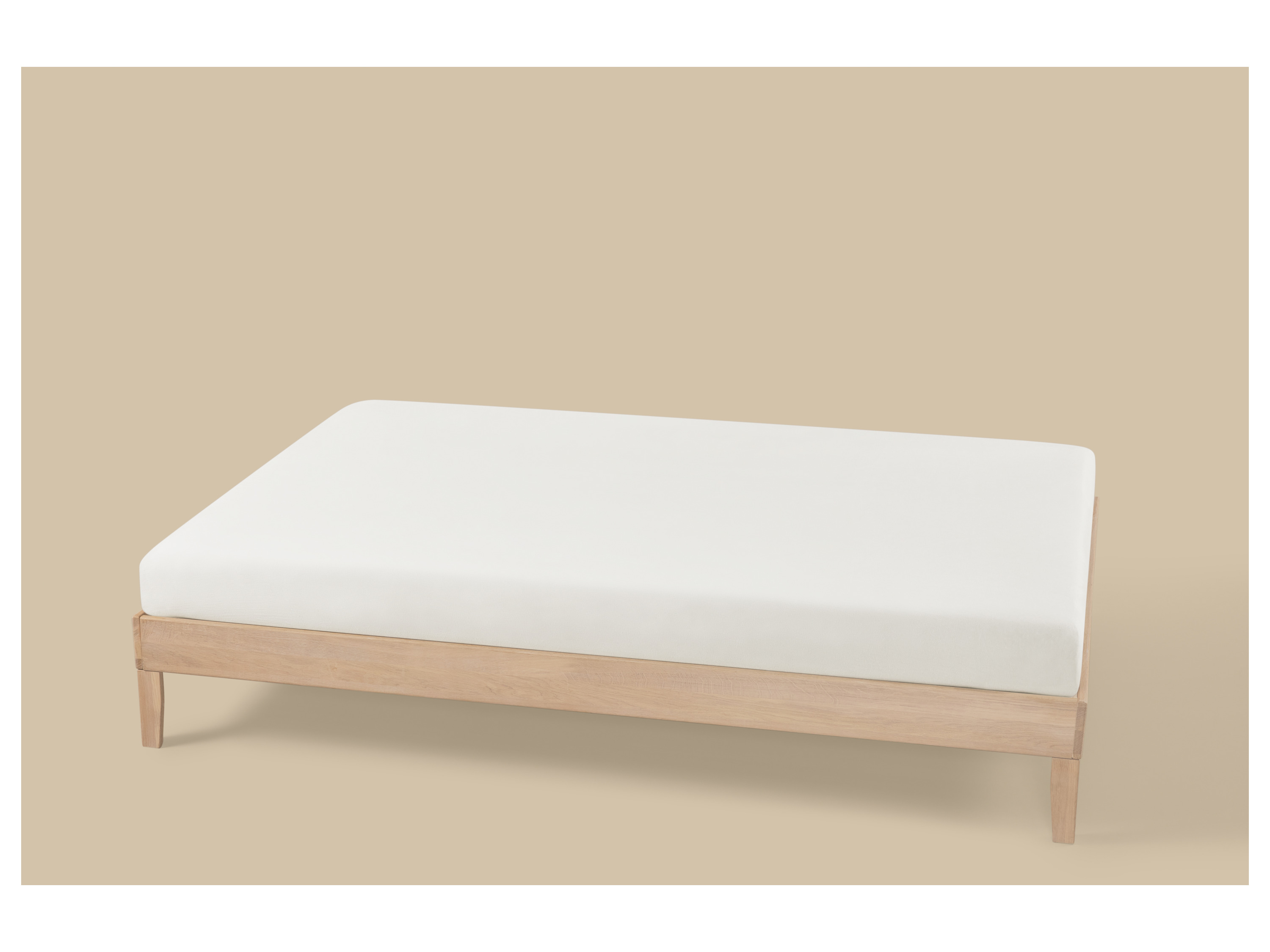 LIVARNO® Feinbiber-Spannbettlaken, 140-160 x 200 cm (Weiß) – Bild 2 von 3