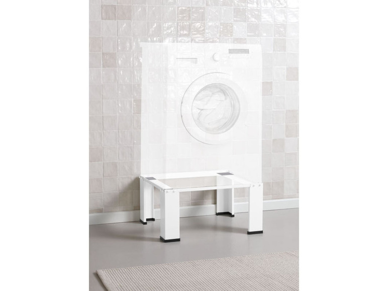 Gehe zu Vollbildansicht: LIVARNO home Waschmaschinenunterbau, mit festem Stand, weiß - Bild 7