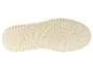 Cremefarbene Sneaker-Sohle, minimalistisches Design.