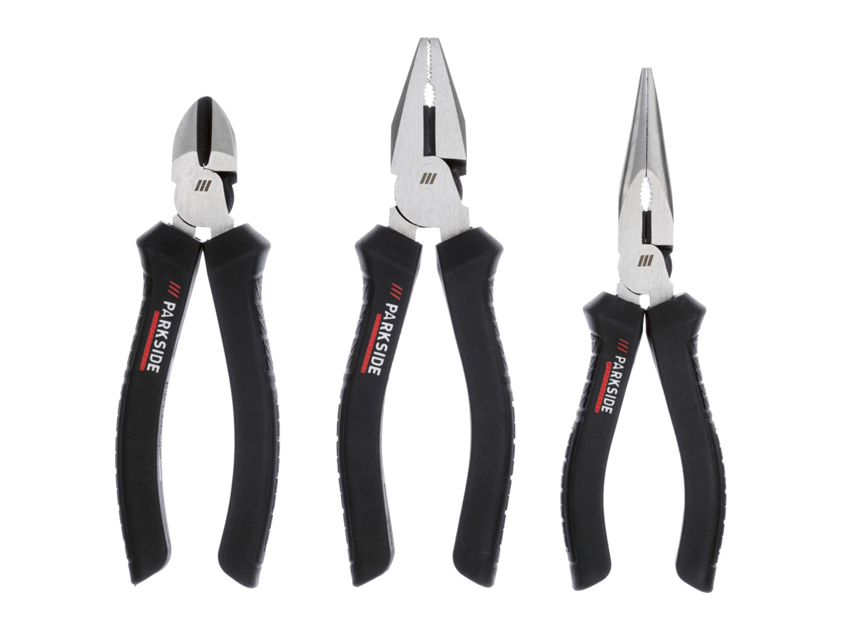 PARKSIDE PERFORMANCE® Zangensatz 3-tlg (Seitens./ Kombi-/ Spitzzange)““ | 04335814022563 PARKSIDE PERFORMANCE® Zangensatz 3-tlg (Seitens./ Kombi-/ Spitzzange)““ | 04335814022563