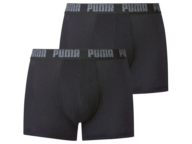 Gehe zu Vollbildansicht: Puma Herren Boxershort, 2 Stück, Slim Fit, mit umlaufenden Logo - Bild 5