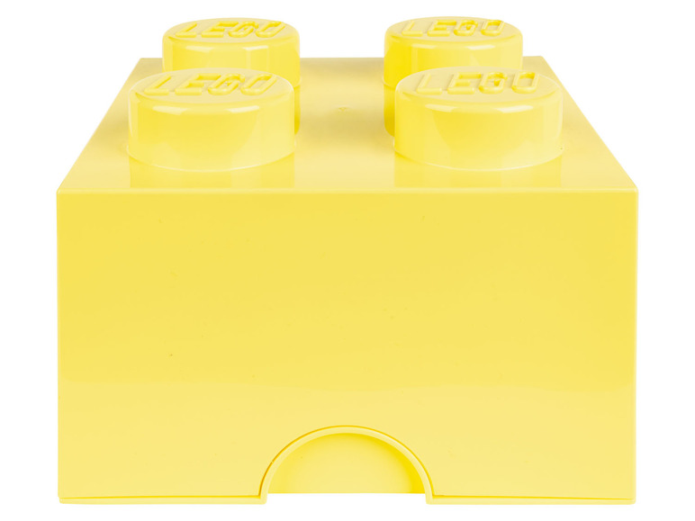 Gehe zu Vollbildansicht: LEGO Aufbewahrungsbox mit 4 Noppen, stapelbar, 2er Set - Bild 14