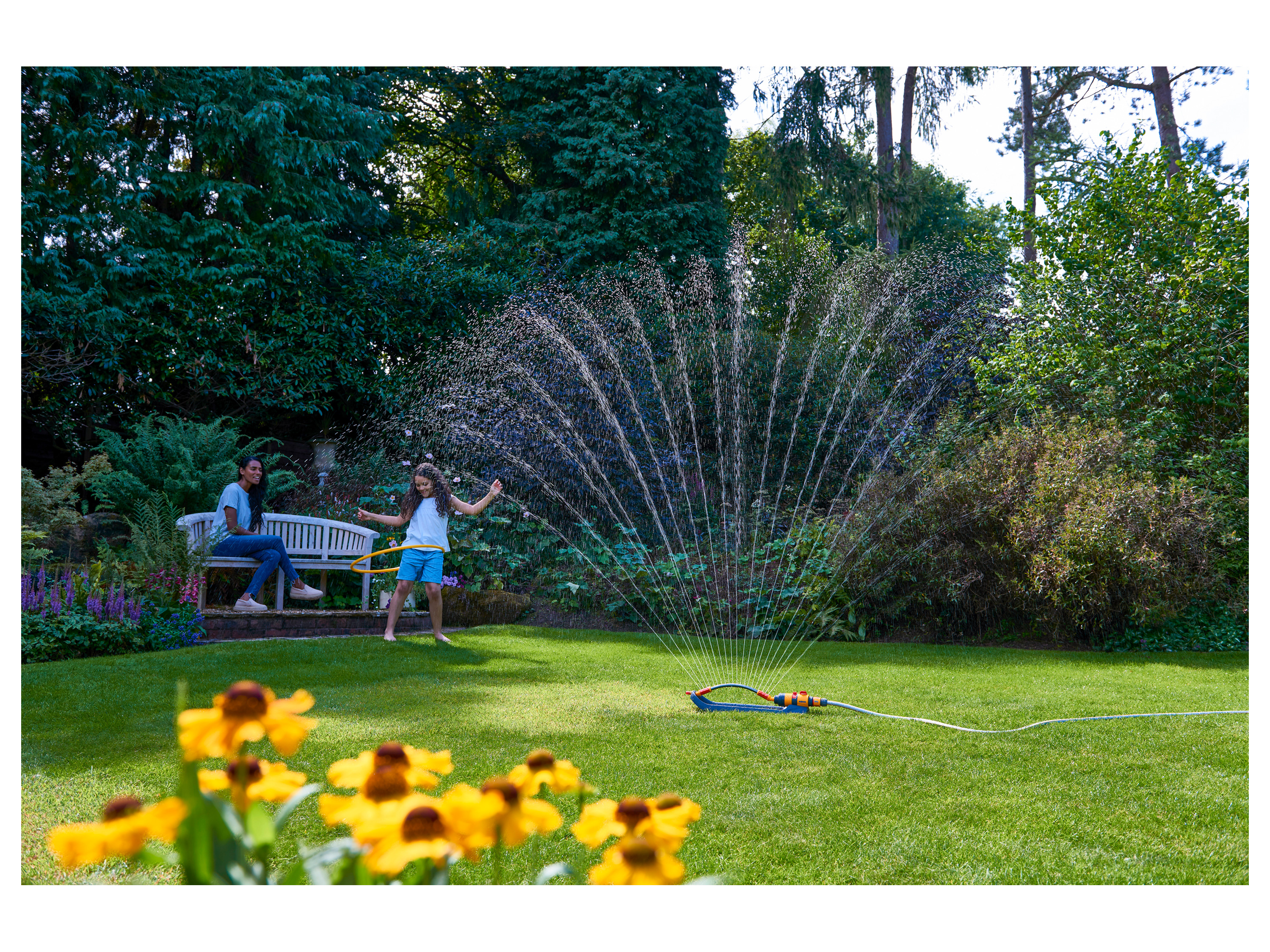 HOZELOCK Rechteck Rasensprenger »AquaSave PRO XL«, 350 m² – Bild 4 von 4