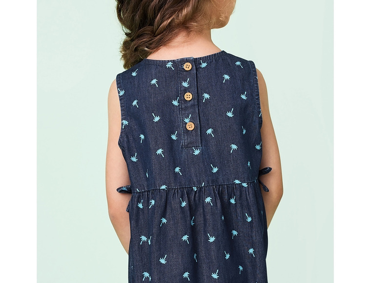 Gehe zu Vollbildansicht: lupilu® Kleinkind Denim Kleid aus reiner Baumwolle - Bild 4