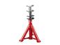 Roter höhenverstellbarer Werkstattständer