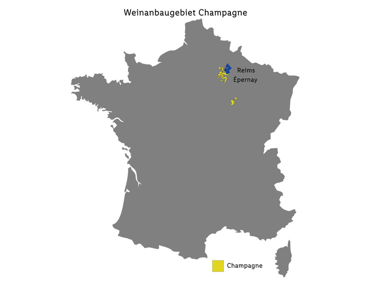 Gehe zu Vollbildansicht: Veuve J. Lanaud Cuvée de Réserve brut, Champagner - Bild 3